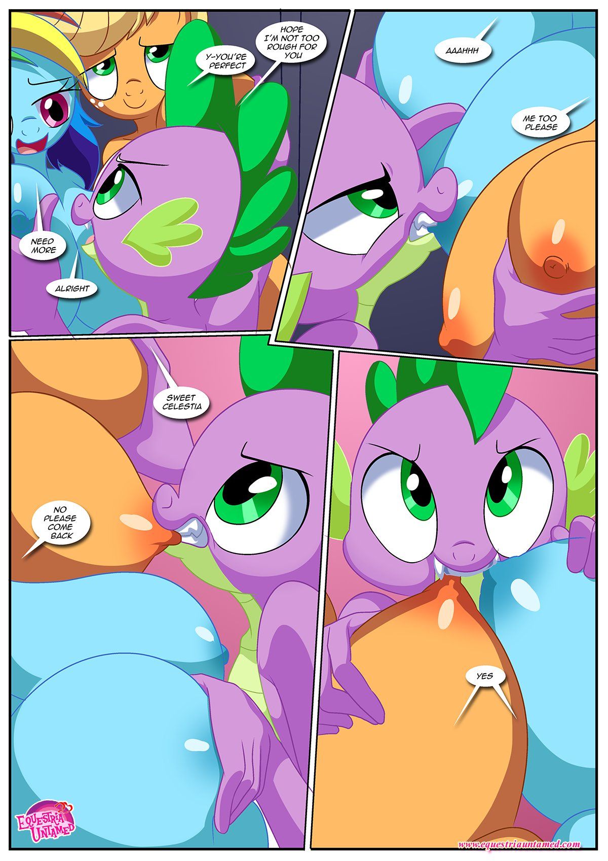 Spike’s Harem (My Little Pony – Friendship Is Magic) [PalComix] - Chapter 9 — Page 46
