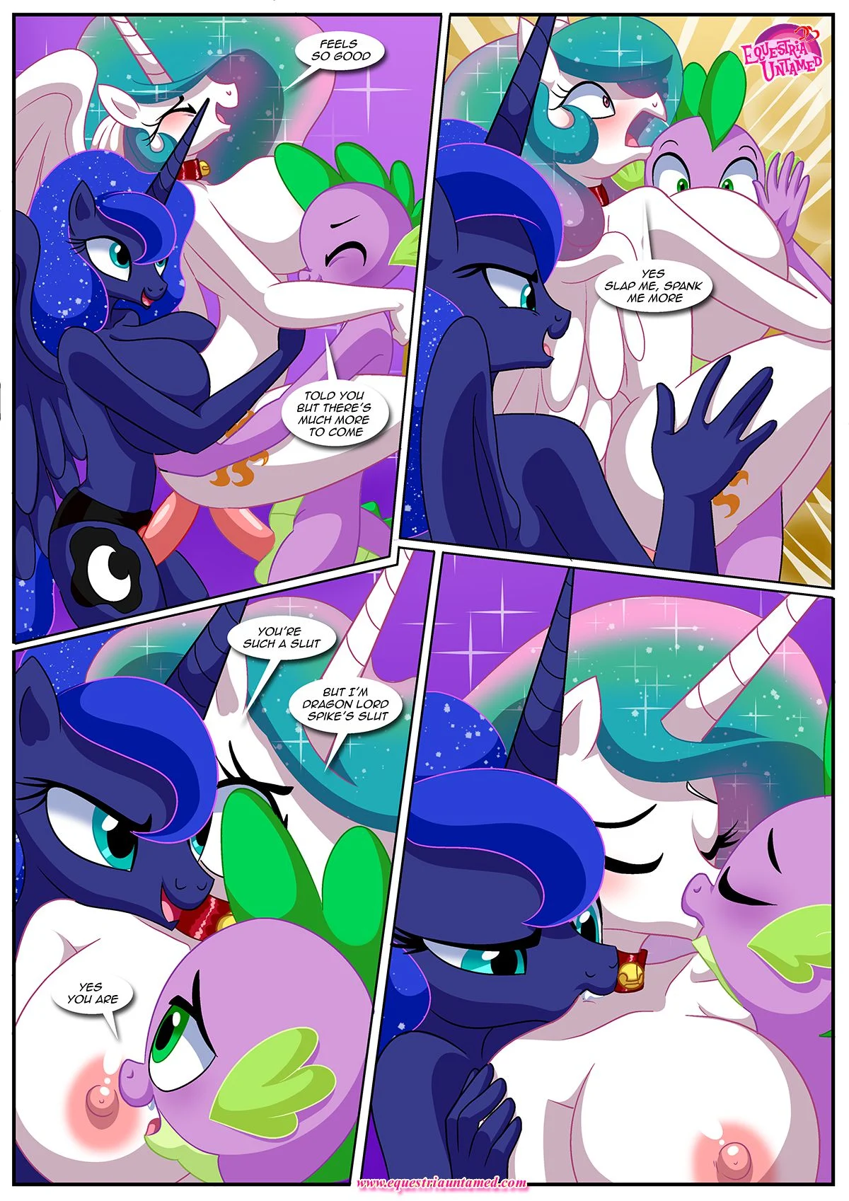 Spike’s Harem (My Little Pony – Friendship Is Magic) [PalComix] - Chapter 9 — Page 76