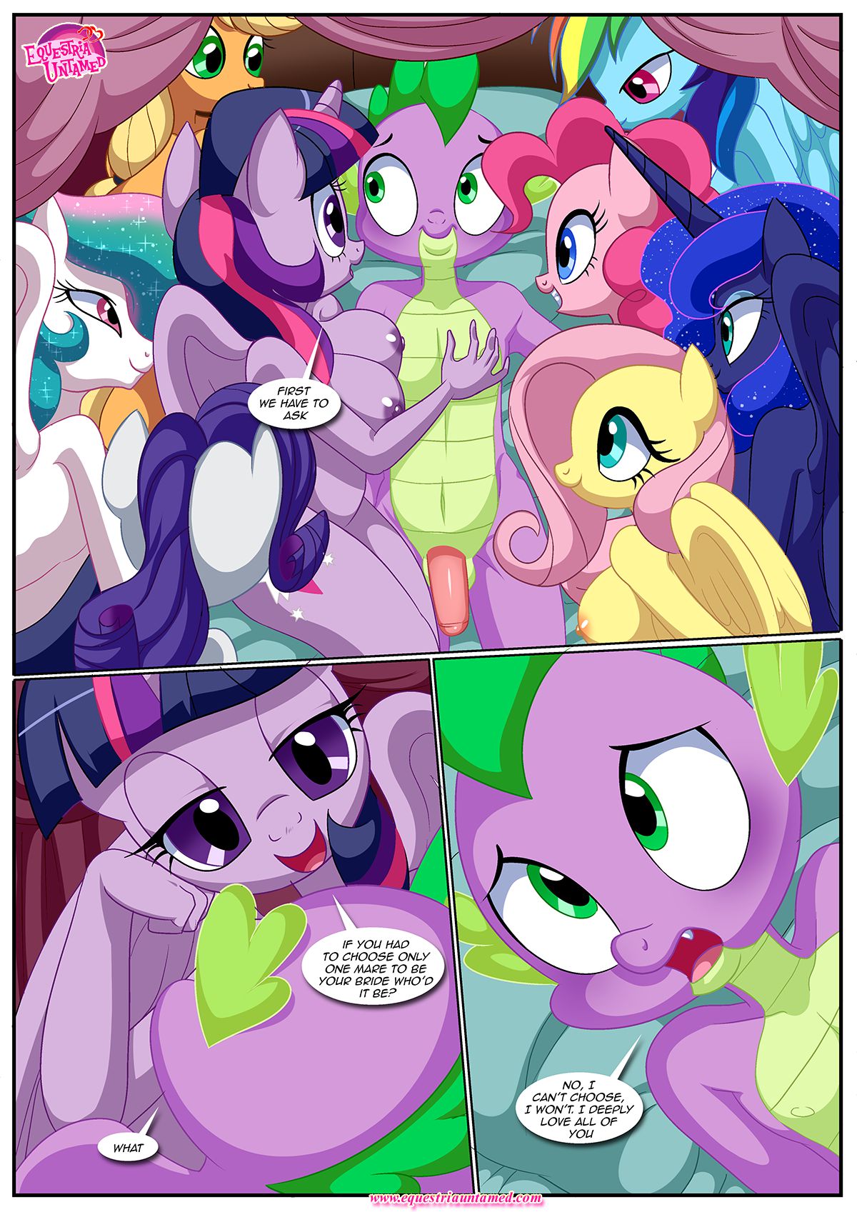 Spike’s Harem (My Little Pony – Friendship Is Magic) [PalComix] - Chapter 9 — Page 88