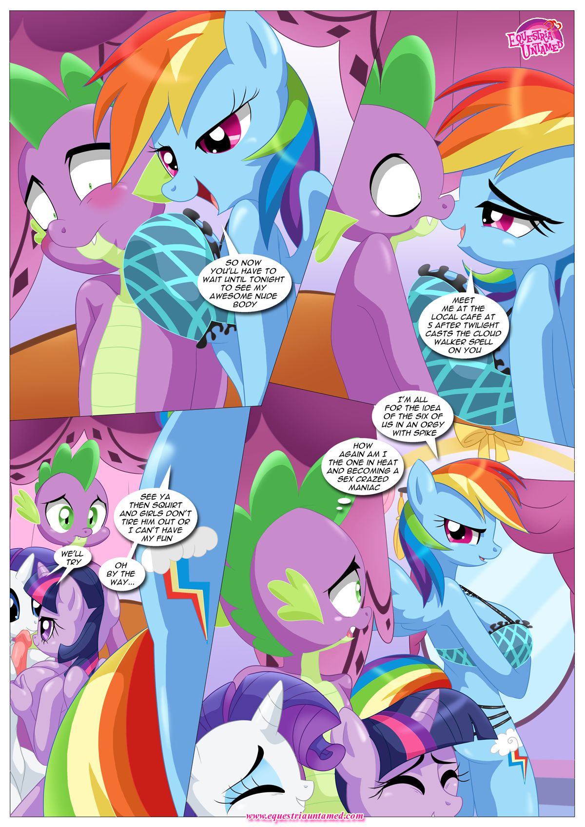 Spike’s Harem (My Little Pony – Friendship Is Magic) [PalComix] - Chapter 4 — Page 13