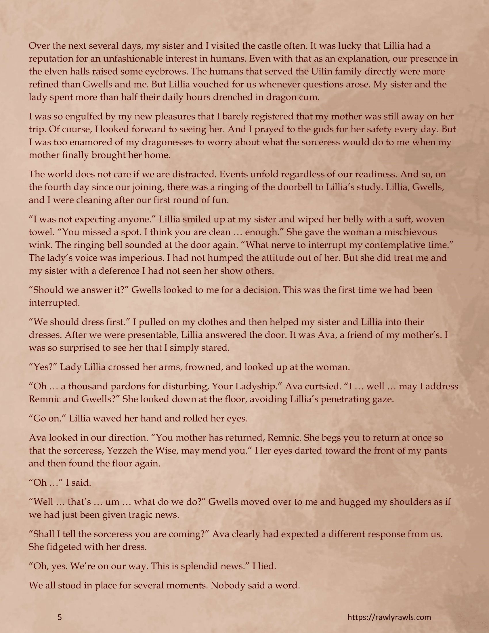 Dragon’s Blood [Mitzz , RawlyRawls] - Chapter 7 — Page 5