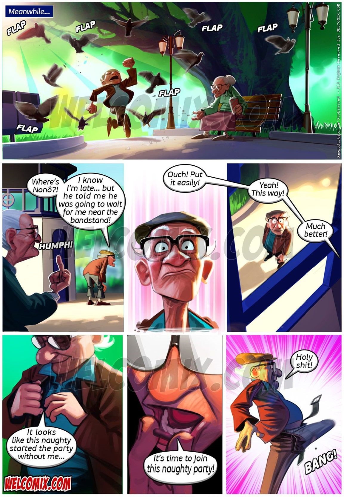 Old Geezers Of The Park [WC | TF] - Chapter 3 — Page 10