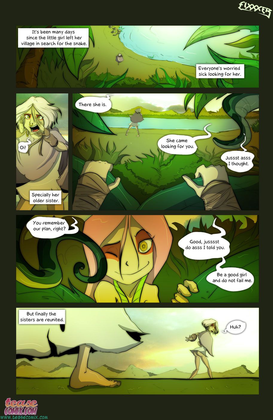 Of The Snake And The Girl [Tease Comix] - Chapter 2 — Page 22