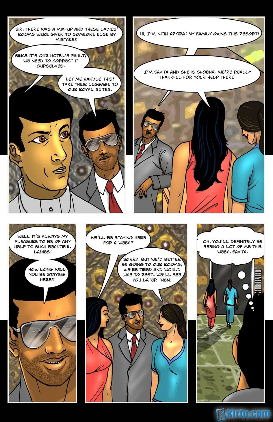 Savita Bhabhi In Goa [Kirtu] - Chapter 1 — Page 5