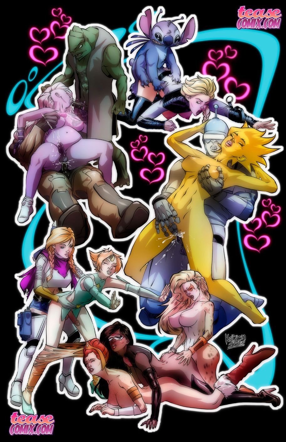 Space Slut (Various) [Tease Comix] - Chapter 2 — Page 24