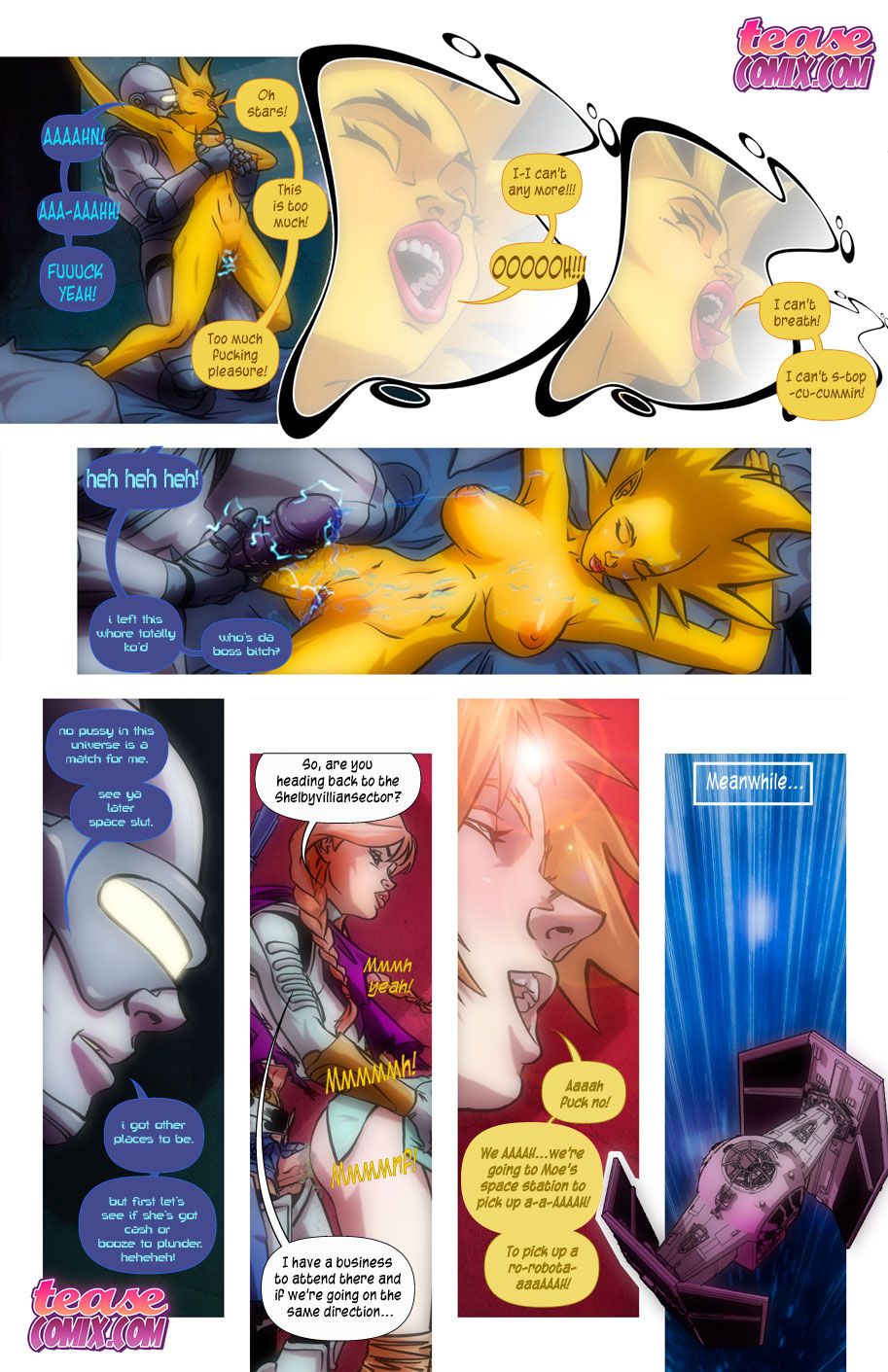Space Slut (Various) [Tease Comix] - Chapter 2 — Page 25