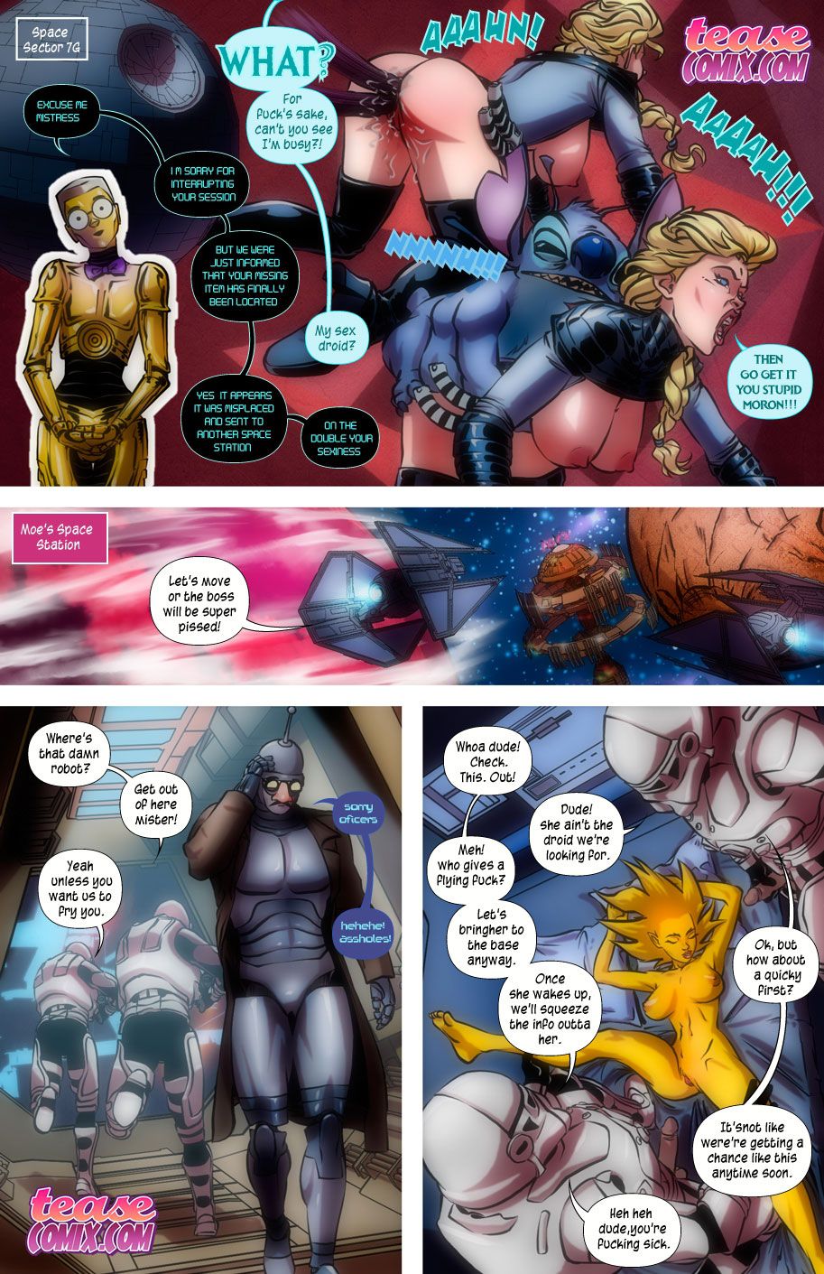 Space Slut (Various) [Tease Comix] - Chapter 2 — Page 27