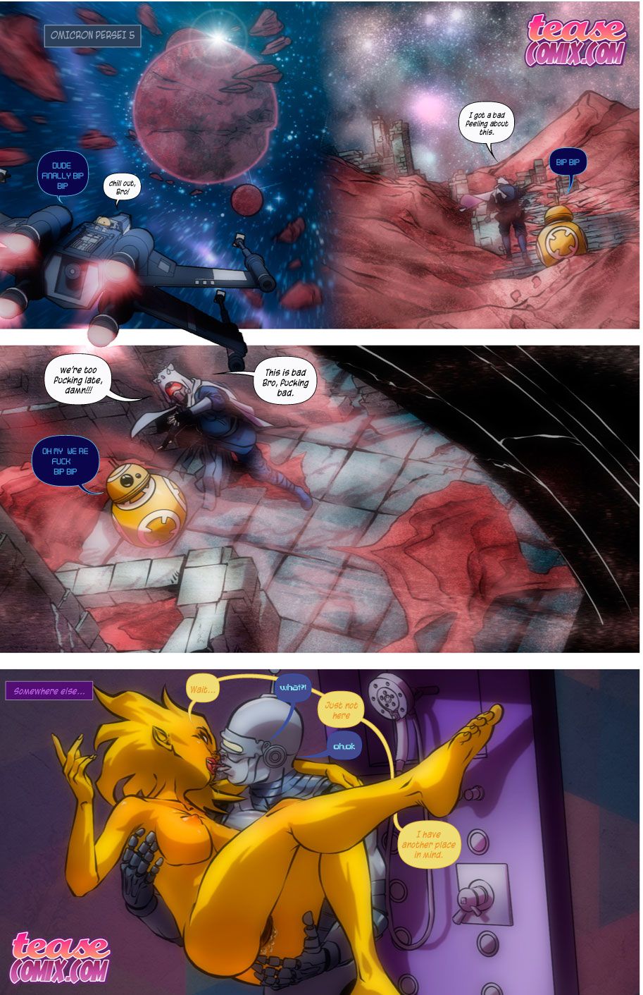 Space Slut (Various) [Tease Comix] - Chapter 2 — Page 9