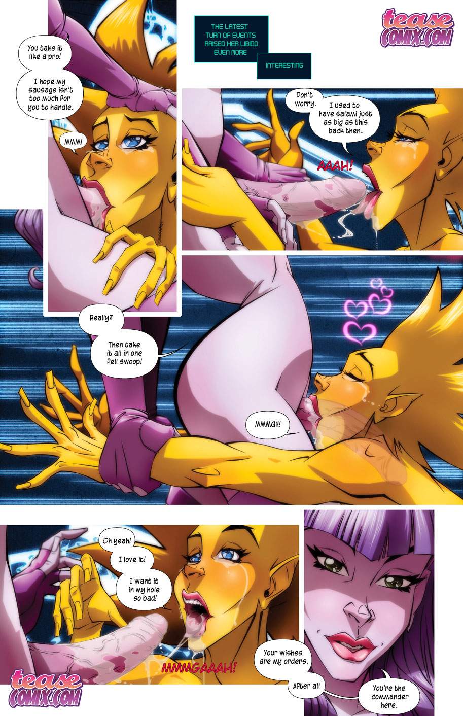Space Slut (Various) [Tease Comix] - Chapter 1 — Page 14