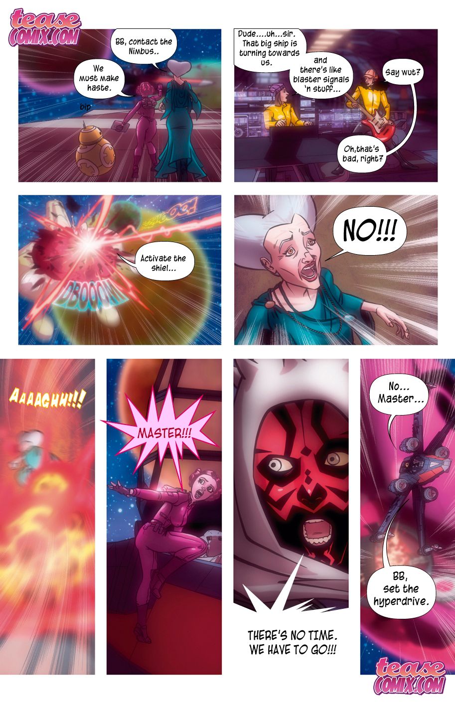 Space Slut (Various) [Tease Comix] - Chapter — Page 10