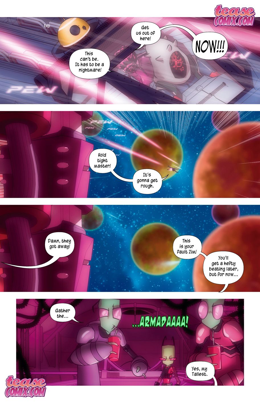 Space Slut (Various) [Tease Comix] - Chapter — Page 11