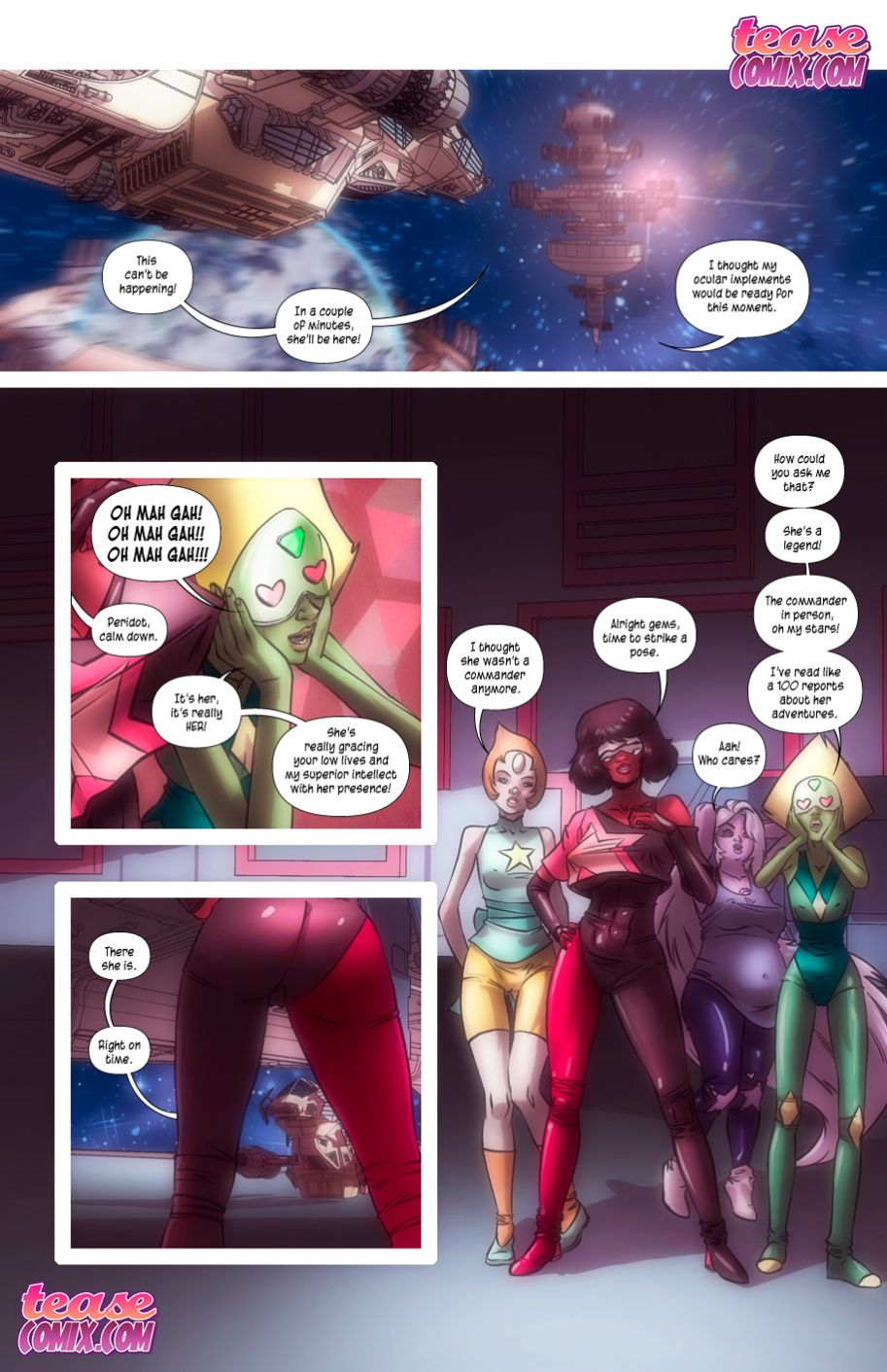 Space Slut (Various) [Tease Comix] - Chapter — Page 12