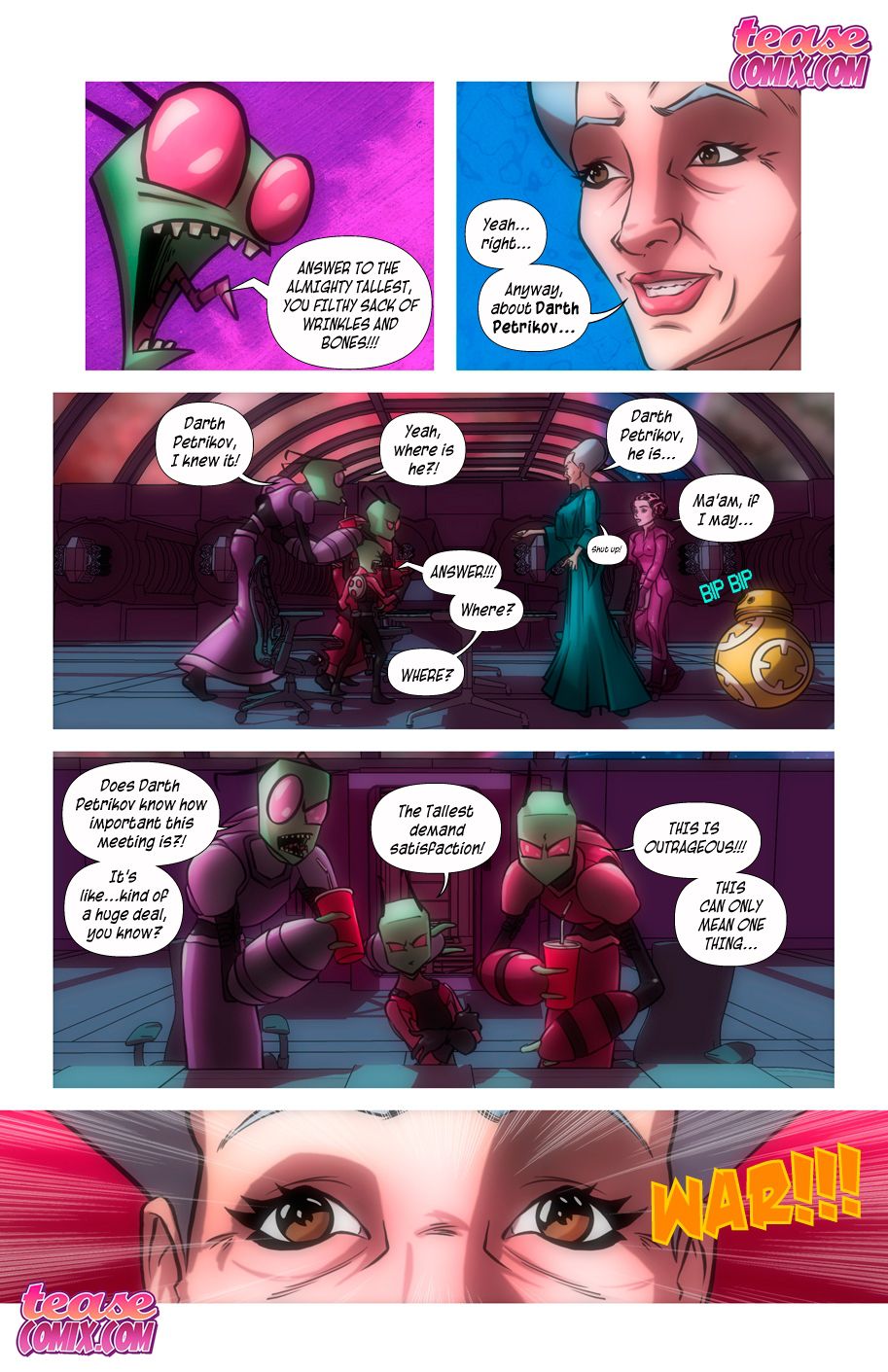 Space Slut (Various) [Tease Comix] - Chapter — Page 7