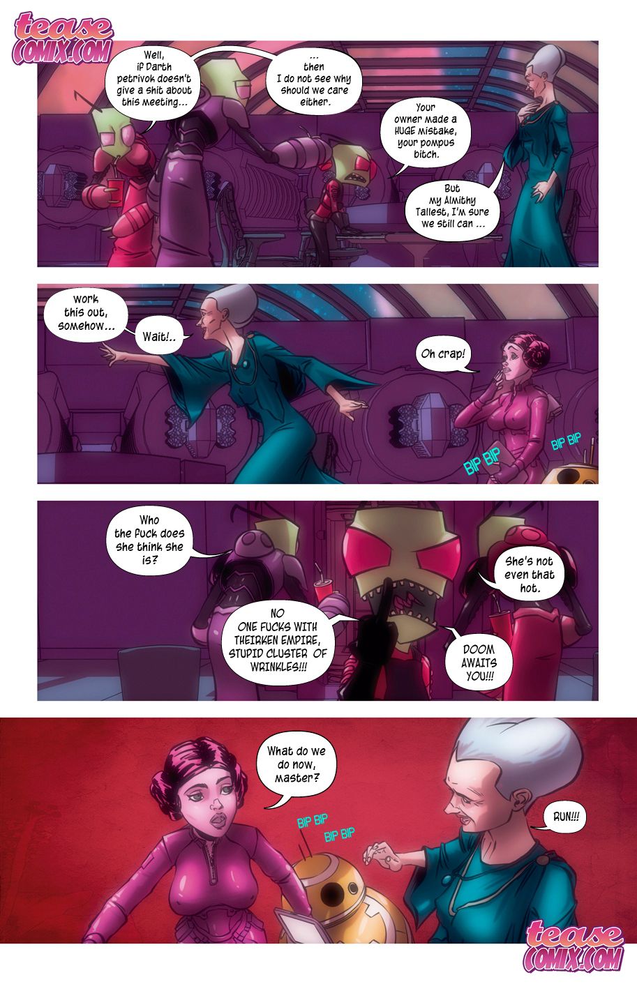 Space Slut (Various) [Tease Comix] - Chapter — Page 8