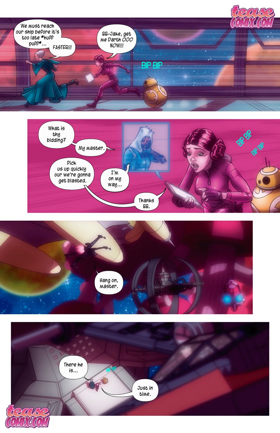 Space Slut (Various) [Tease Comix] - Chapter — Page 9
