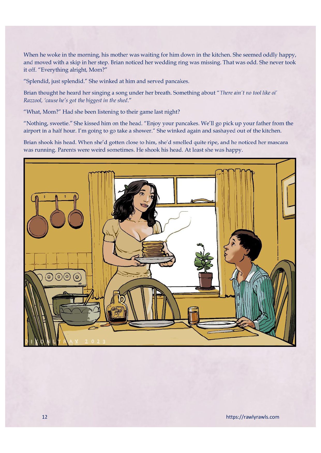 Roll Ten For A Save [DixonLyrax , RawlyRawls] - Chapter 1 — Page 12