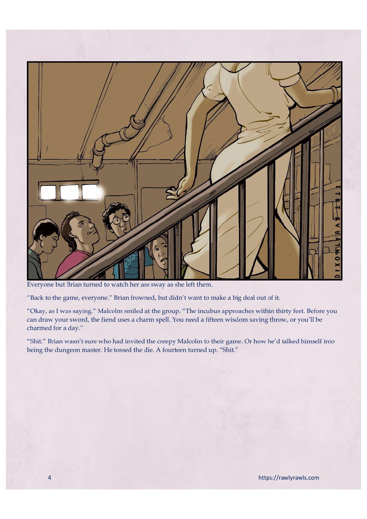 Roll Ten For A Save [DixonLyrax , RawlyRawls] - Chapter 1 — Page 4