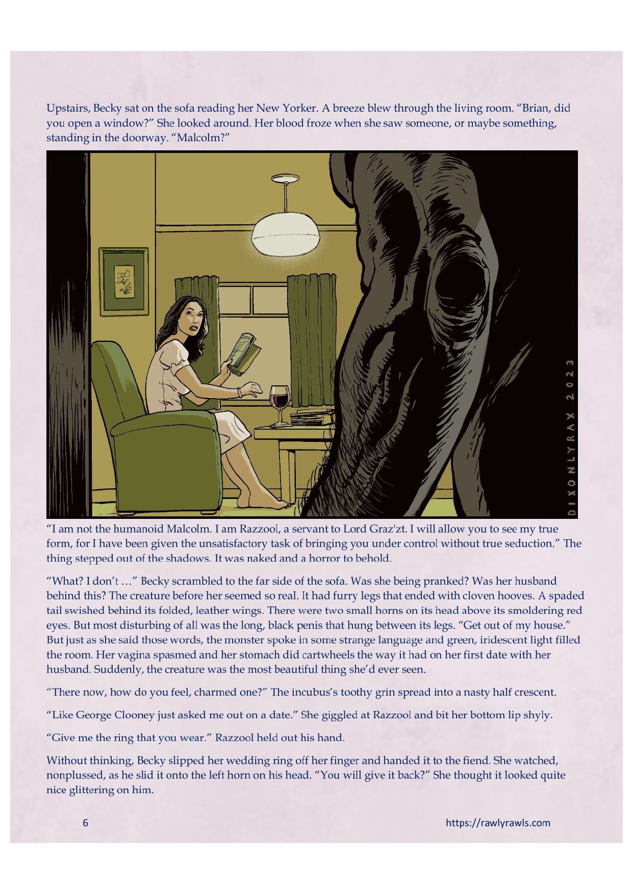 Roll Ten For A Save [DixonLyrax , RawlyRawls] - Chapter 1 — Page 6
