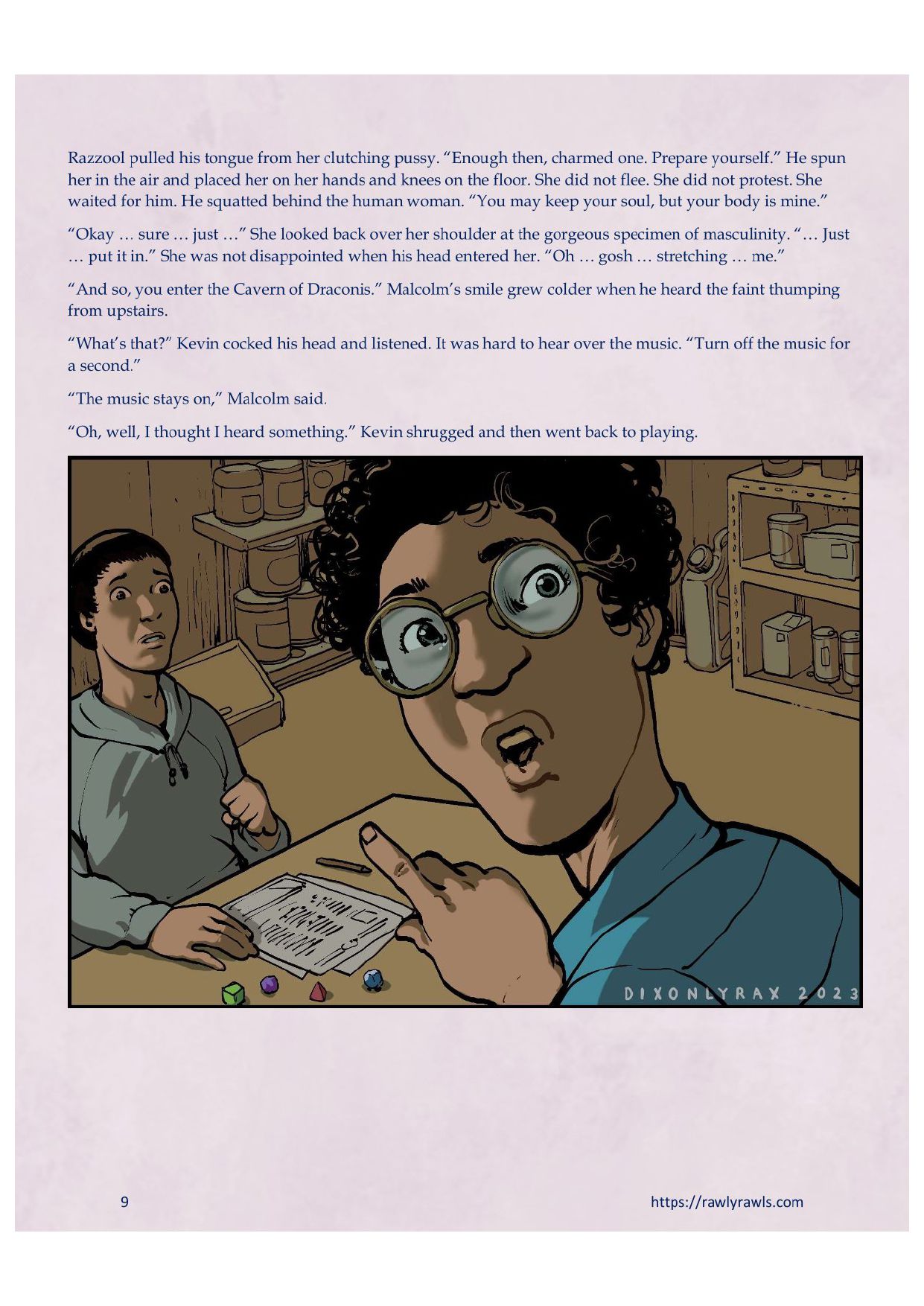 Roll Ten For A Save [DixonLyrax , RawlyRawls] - Chapter 1 — Page 9