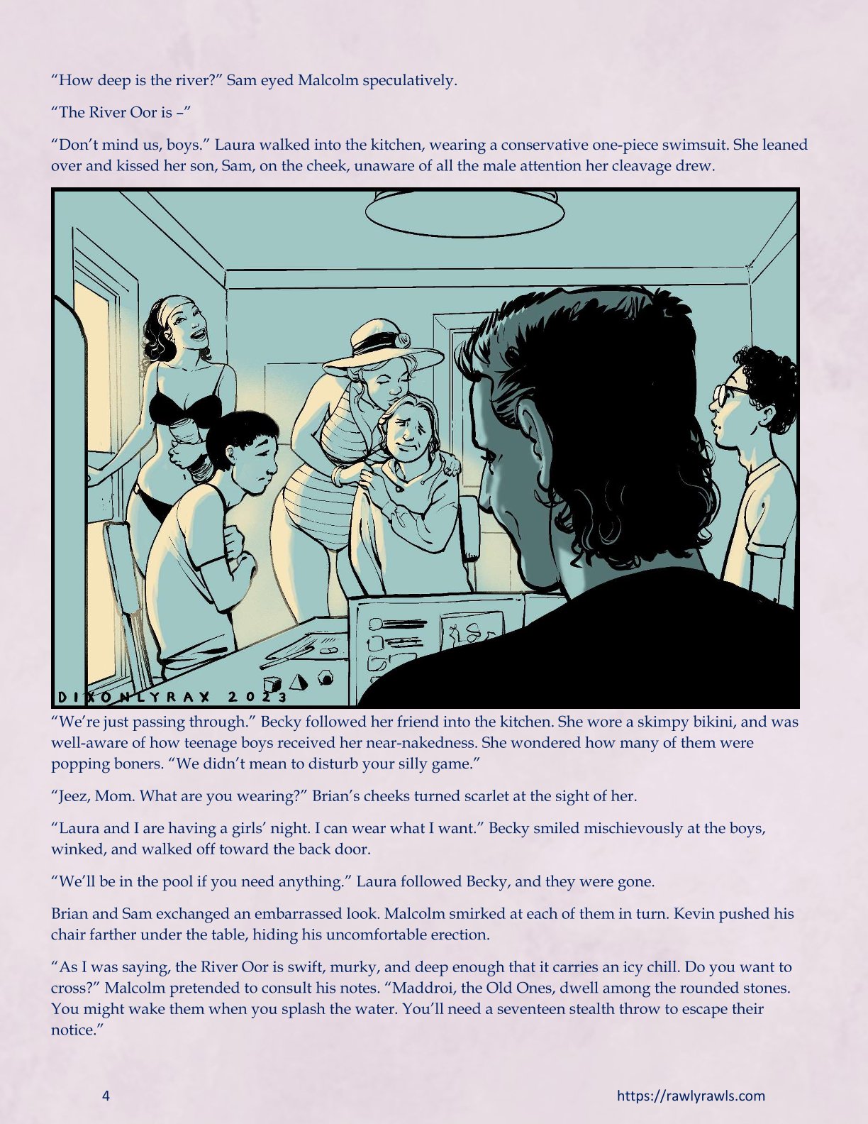 Roll Ten For A Save [DixonLyrax , RawlyRawls] - Chapter 2 — Page 4
