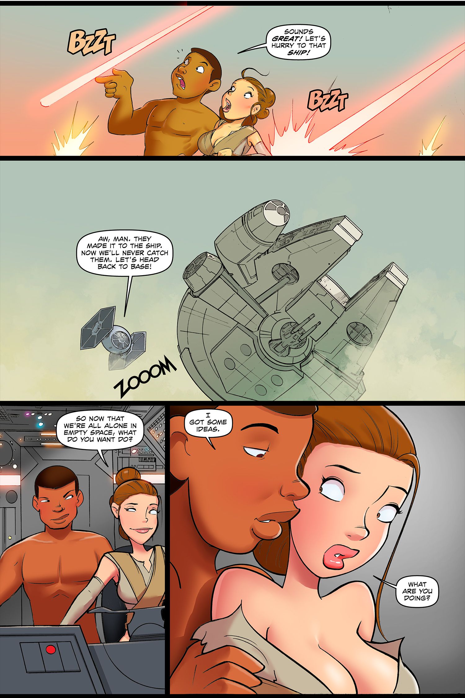 The Cock Awakens (Star Wars) [Dirty Comics] - Chapter 1 — Page 19