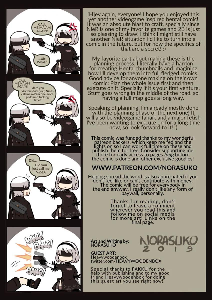 Ha[Y]wiRe (NieR:Automata) [Norasuko] - Chapter 1 — Page 22