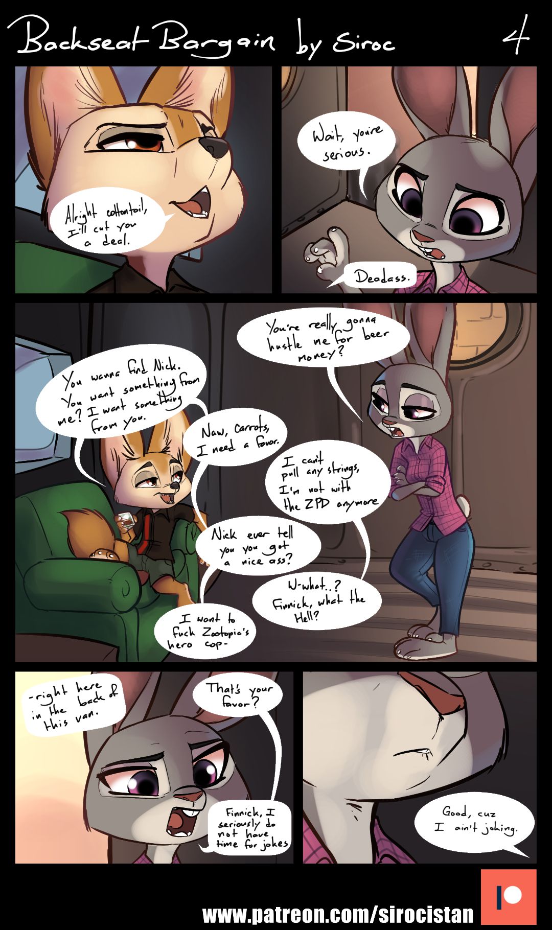 Backseat Bargain (Zootopia) [Siroc] - Chapter 1 — Page 8