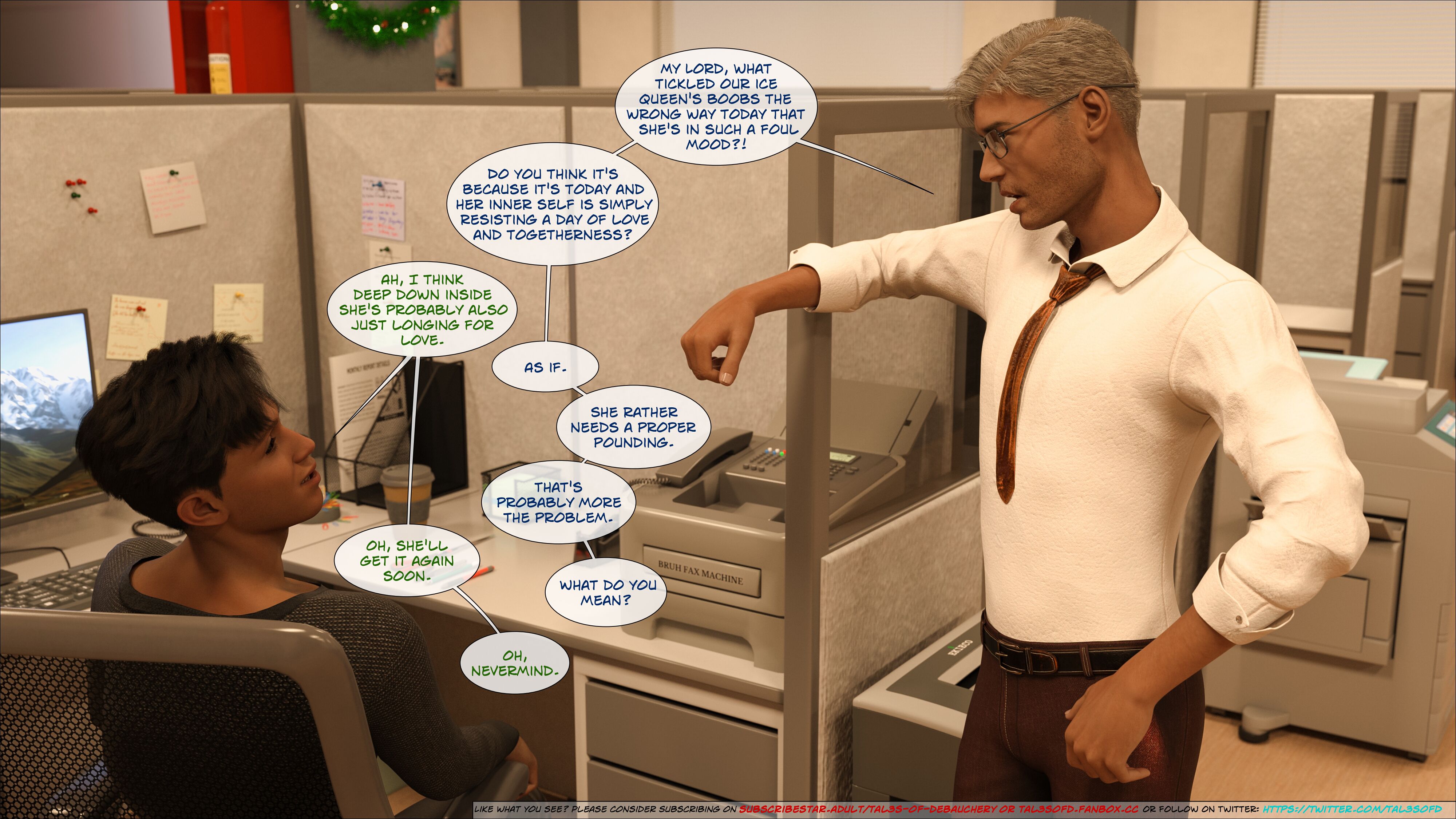 A Naughty Little Office Jungle [Tal3s of Debauchery] - Chapter 1 — Page 9