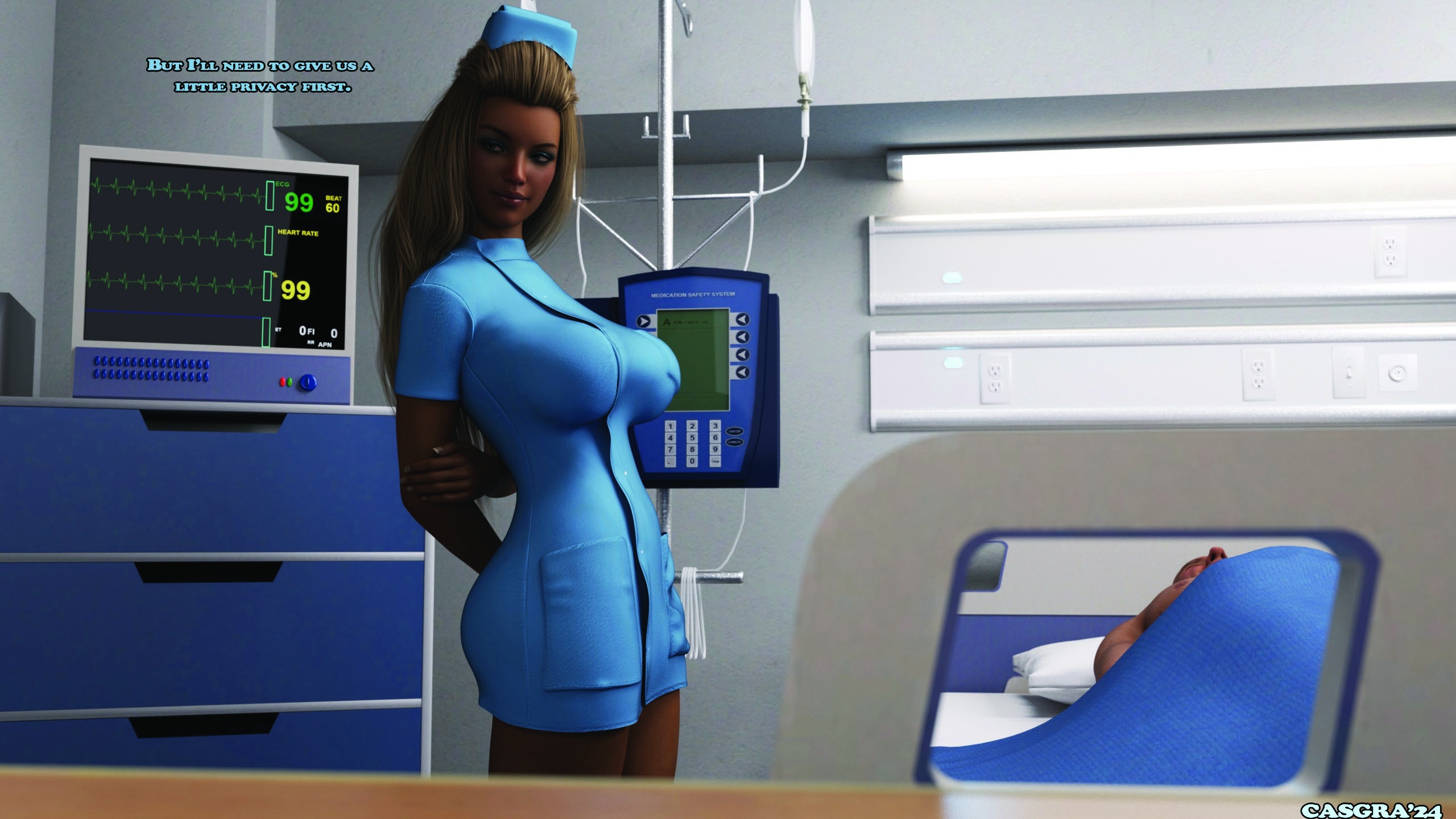 Night Shift Nurse [Casgra] - Chapter 1 — Page 7