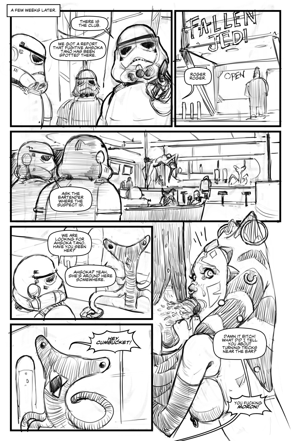 Escape from Order 66 (Star Wars) [Disclaimer] - Chapter 1 — Page 14