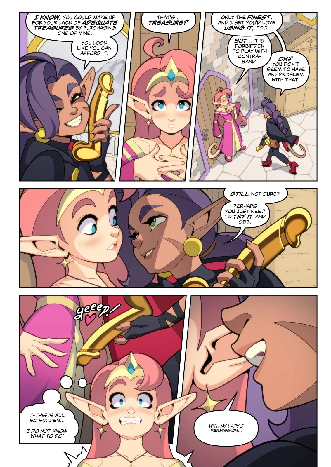 Stellar and Stiletto [Erotibot] - Chapter 1 — Page 19