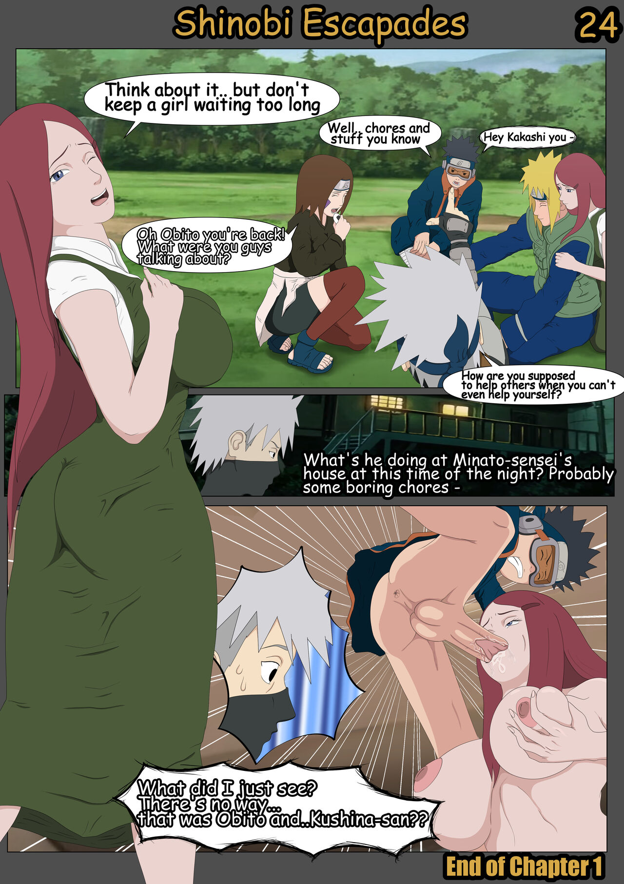Shinobi Escapades (Naruto) [Erogakure] - Chapter 1 — Page 25