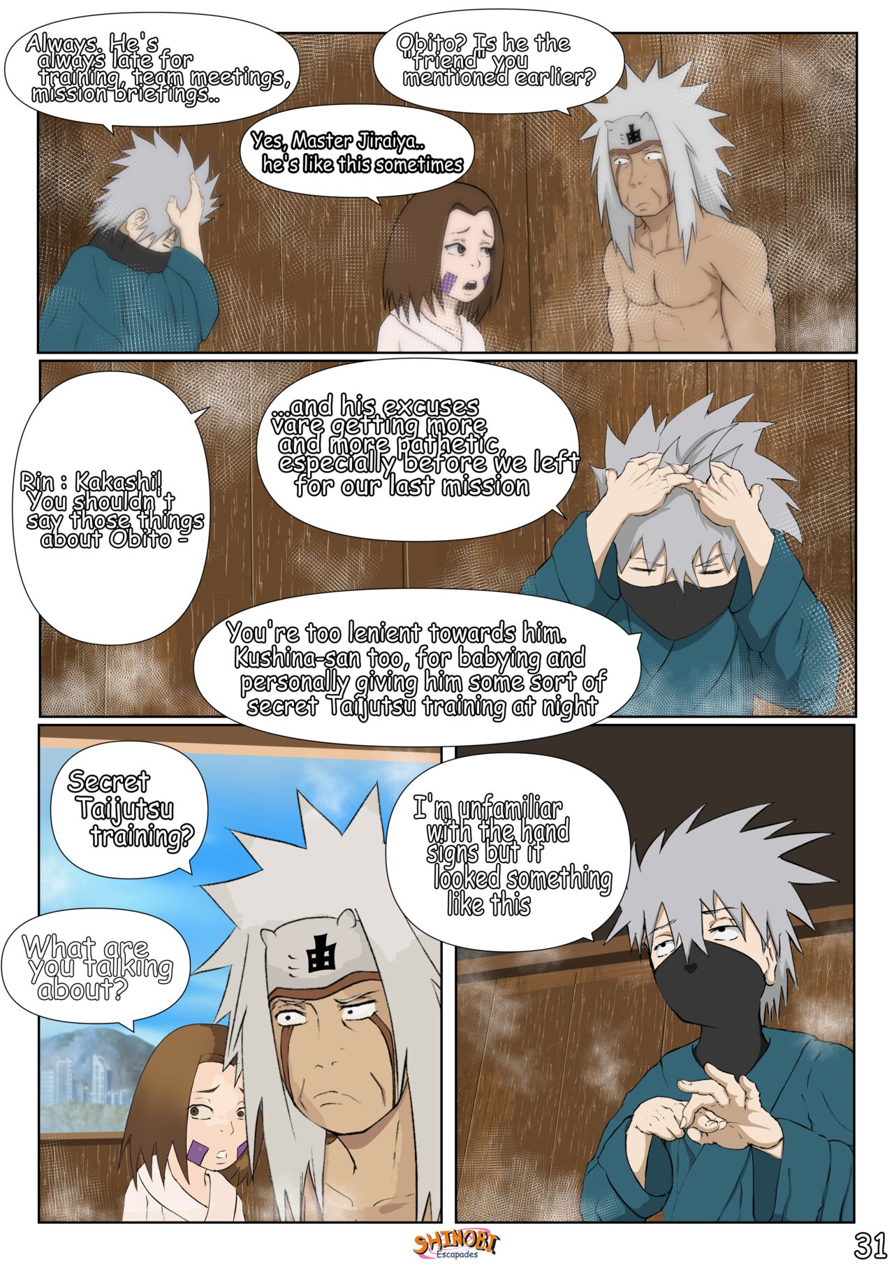 Shinobi Escapades (Naruto) [Erogakure] - Chapter 2 — Page 32