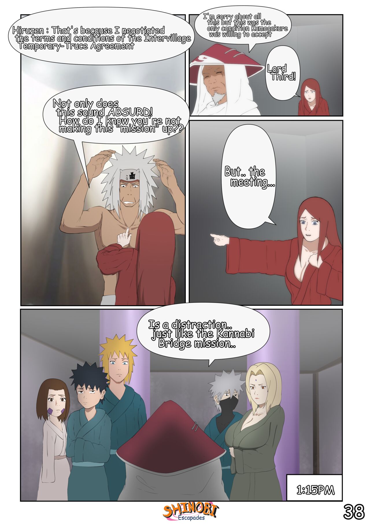 Shinobi Escapades (Naruto) [Erogakure] - Chapter 2 — Page 39