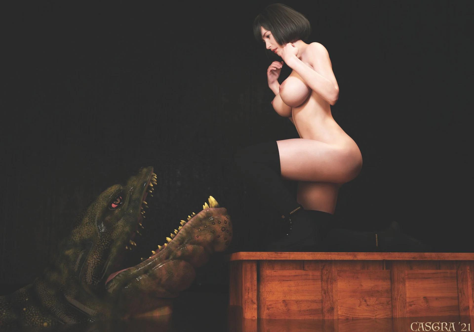 Tale Of The Chambermaid & The Goo Monster Piggyback [Casgra] - Chapter 1 — Page 35