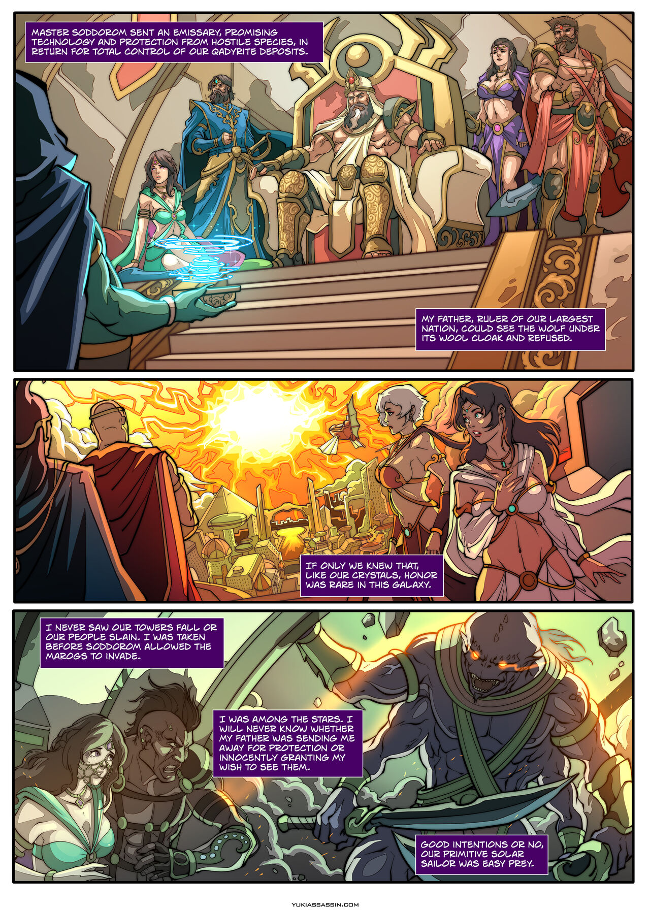 Kyra (Yuki: Space Assassin) [SkyFantasy] - Chapter 1 — Page 4