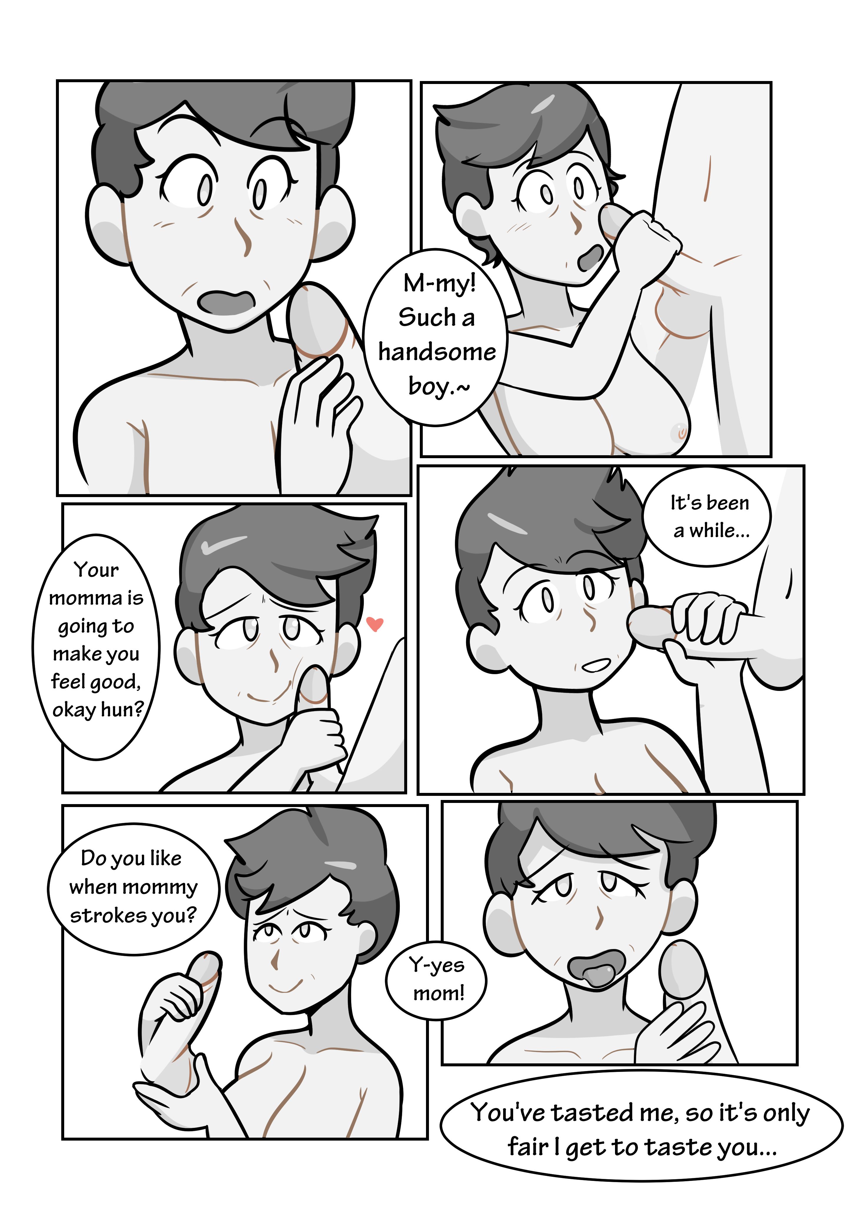 Uhh Mom, Why Are You Taking Your Clothes Off? [DeadEndDraws] - Chapter 1 — Page 14