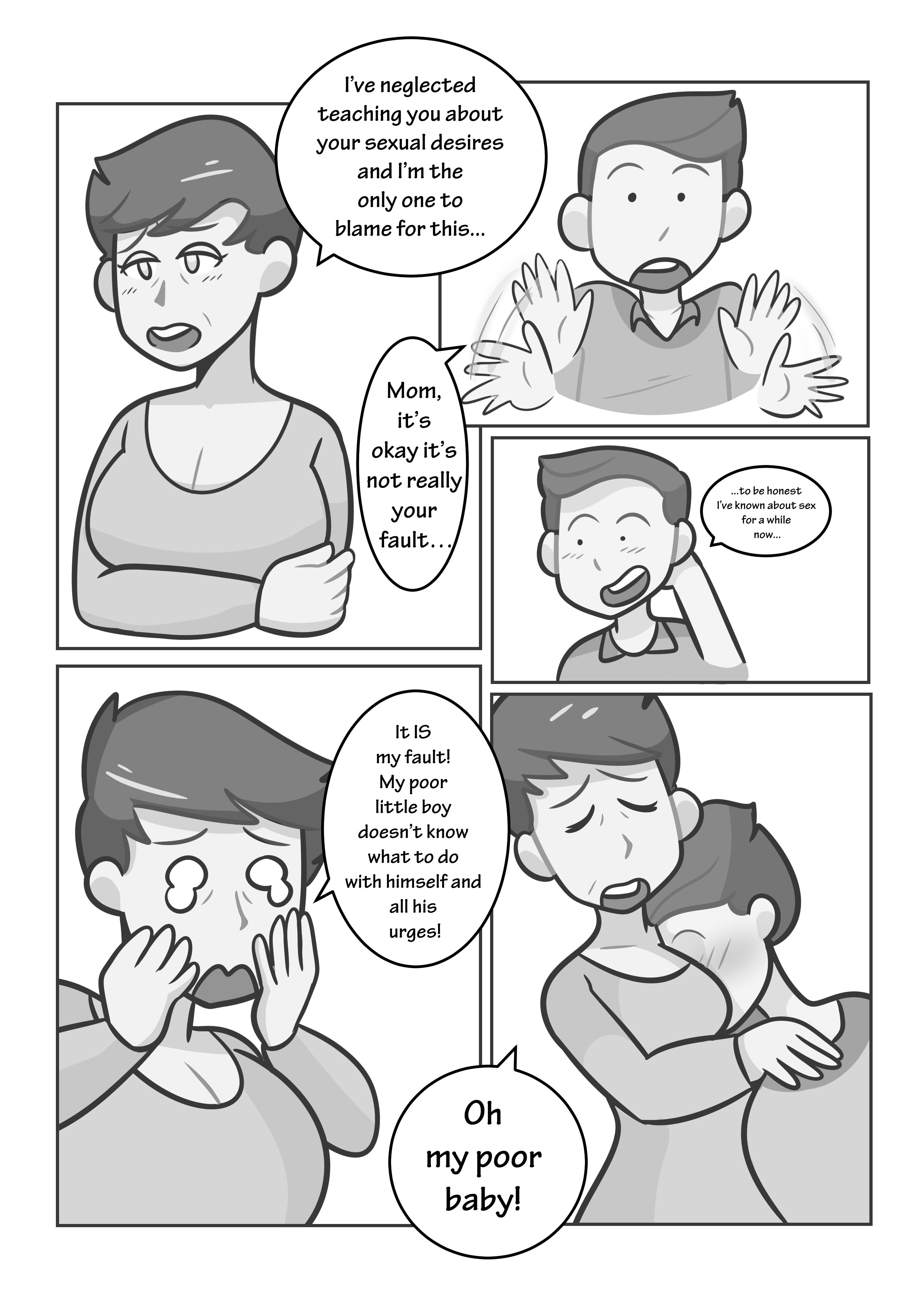 Uhh Mom, Why Are You Taking Your Clothes Off? [DeadEndDraws] - Chapter 1 — Page 4