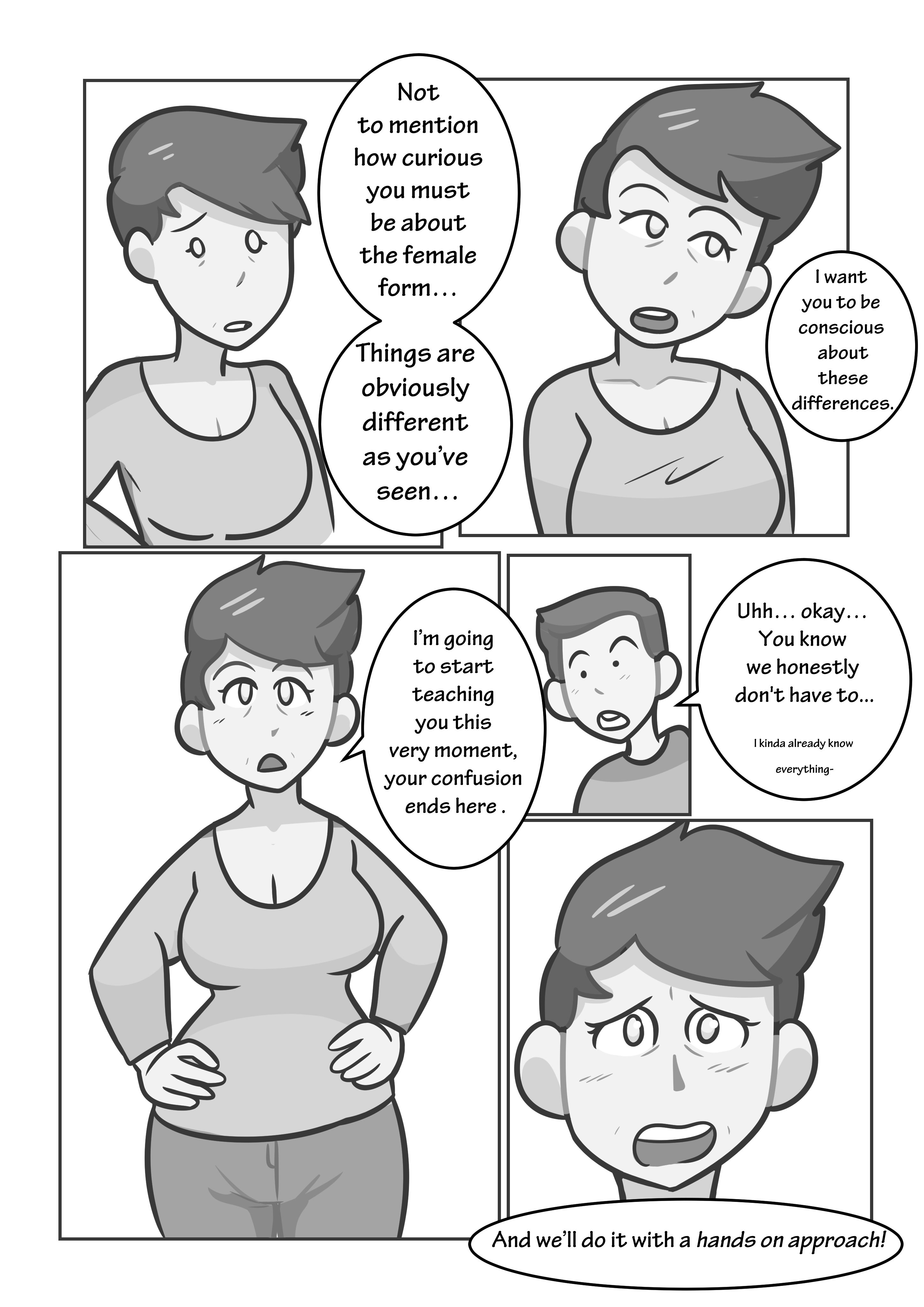 Uhh Mom, Why Are You Taking Your Clothes Off? [DeadEndDraws] - Chapter 1 — Page 5