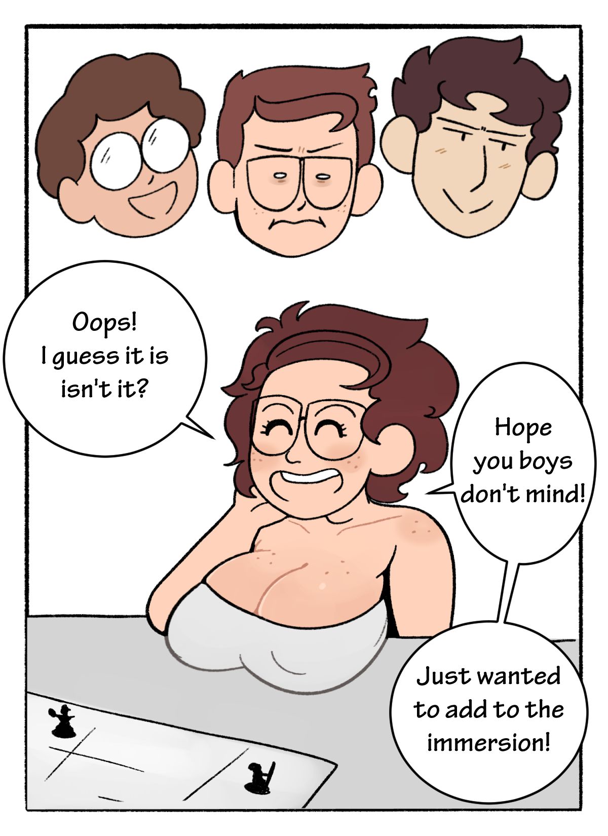 Mom! Don’t Interrupt Our DnD Campaign! [DeadEndDraws] - Chapter 2 — Page 4