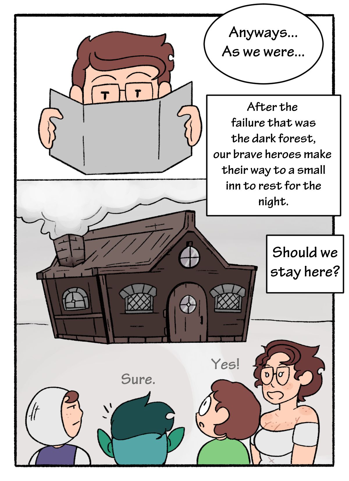 Mom! Don’t Interrupt Our DnD Campaign! [DeadEndDraws] - Chapter 2 — Page 5