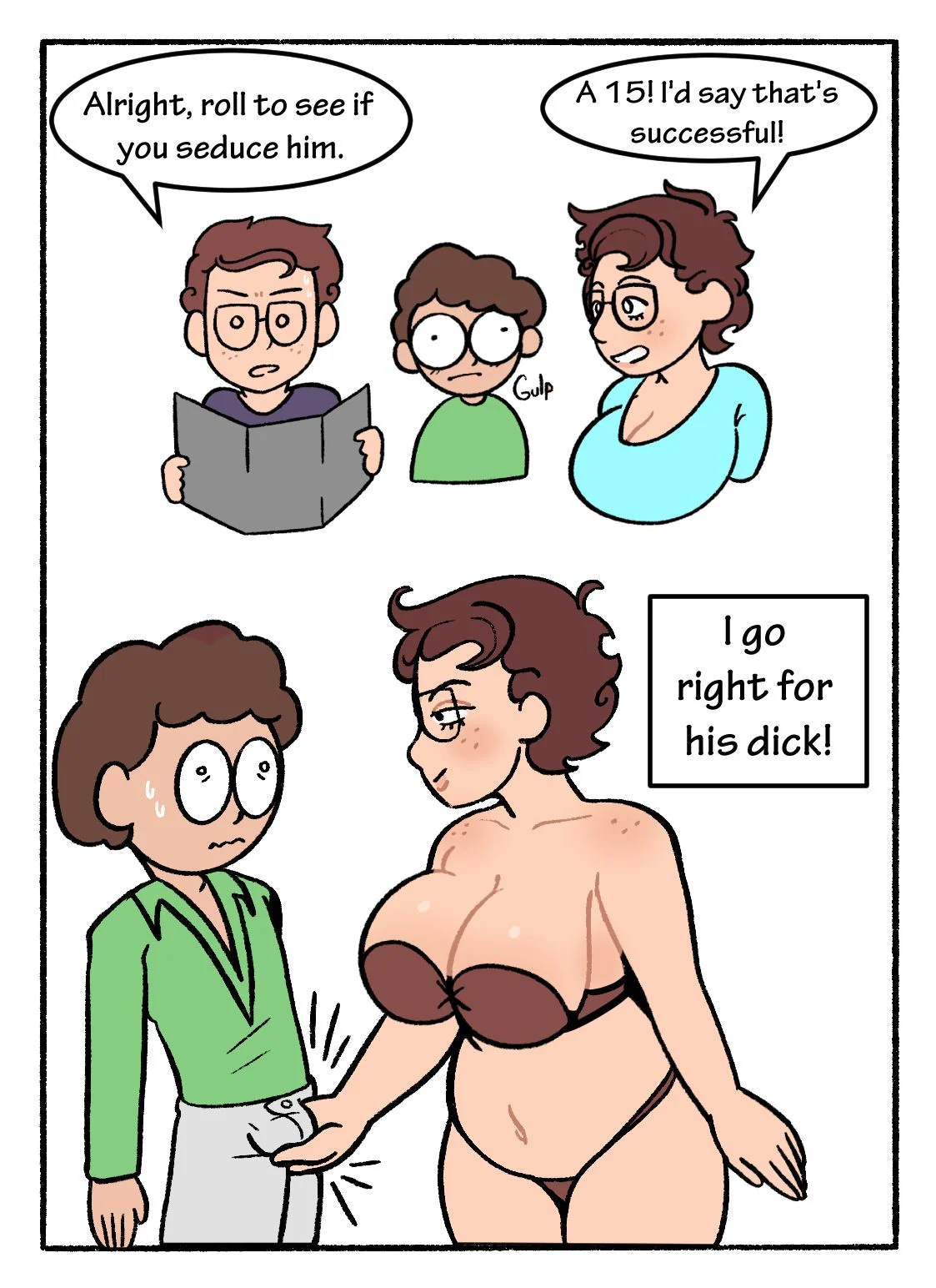 Mom! Don’t Interrupt Our DnD Campaign! [DeadEndDraws] - Chapter 1 — Page 18