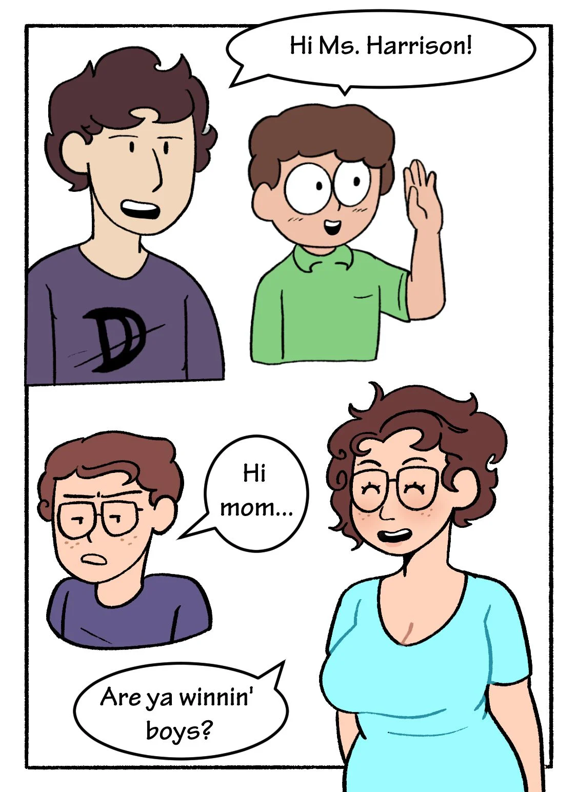 Mom! Don’t Interrupt Our DnD Campaign! [DeadEndDraws] - Chapter 1 — Page 4