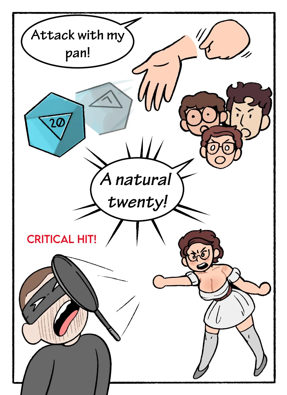 Mom! Don’t Interrupt Our DnD Campaign! [DeadEndDraws] - Chapter 1 — Page 8