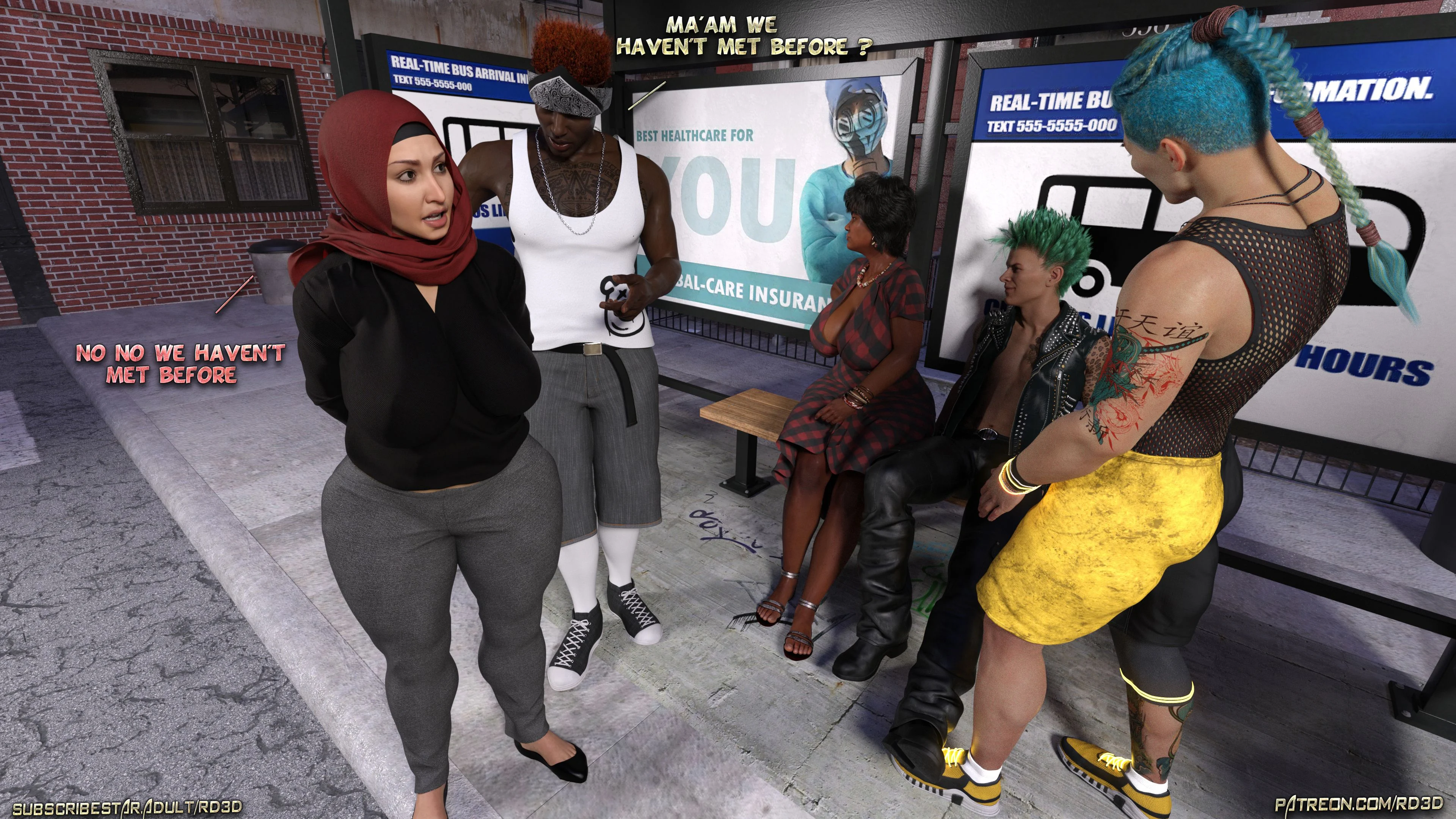 Lust Predators – Hijab Amatures [Real-Deal 3D] - Chapter 6 — Page 55