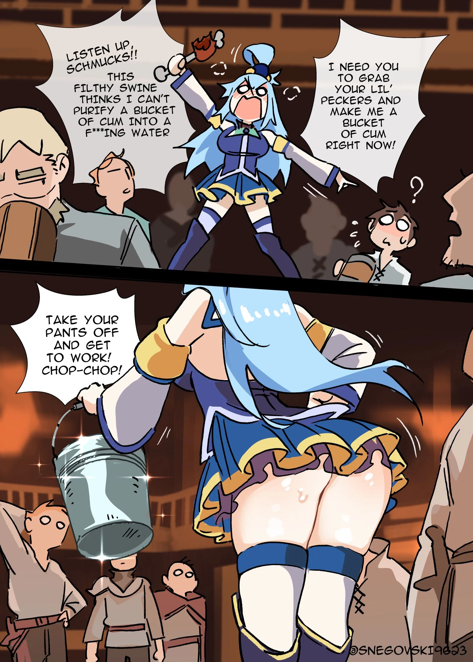 A Bucket of Aqua! (Kono Subarashii Sekai ni Shukufuku wo!) [Snegovski] - Chapter 1 — Page 4
