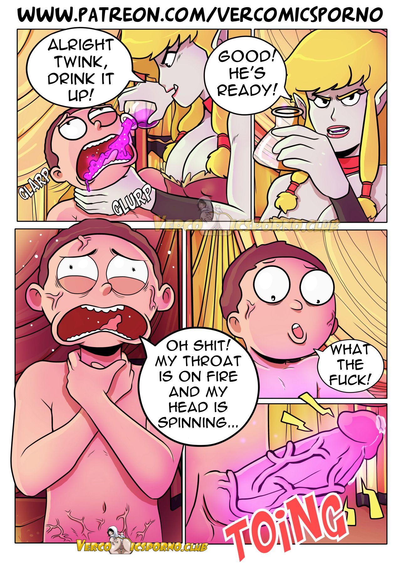 Pleasure Trip (Rick and Morty) [Ero-Mantic , Gansoman] - Chapter 4 — Page 12