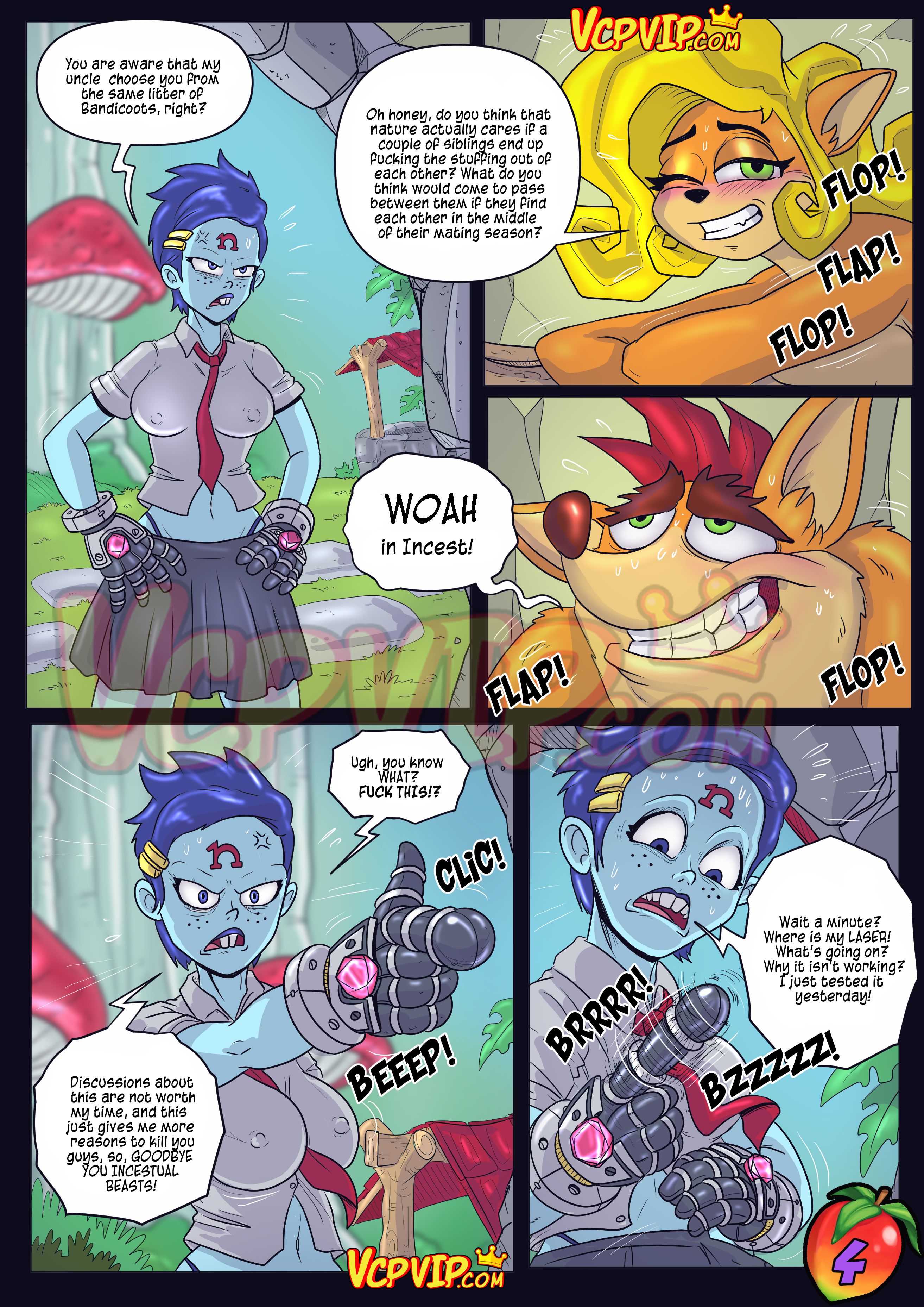 Tag Team Fucking Nina (Crash Bandicoot) [Macergo] - Chapter 1 — Page 5