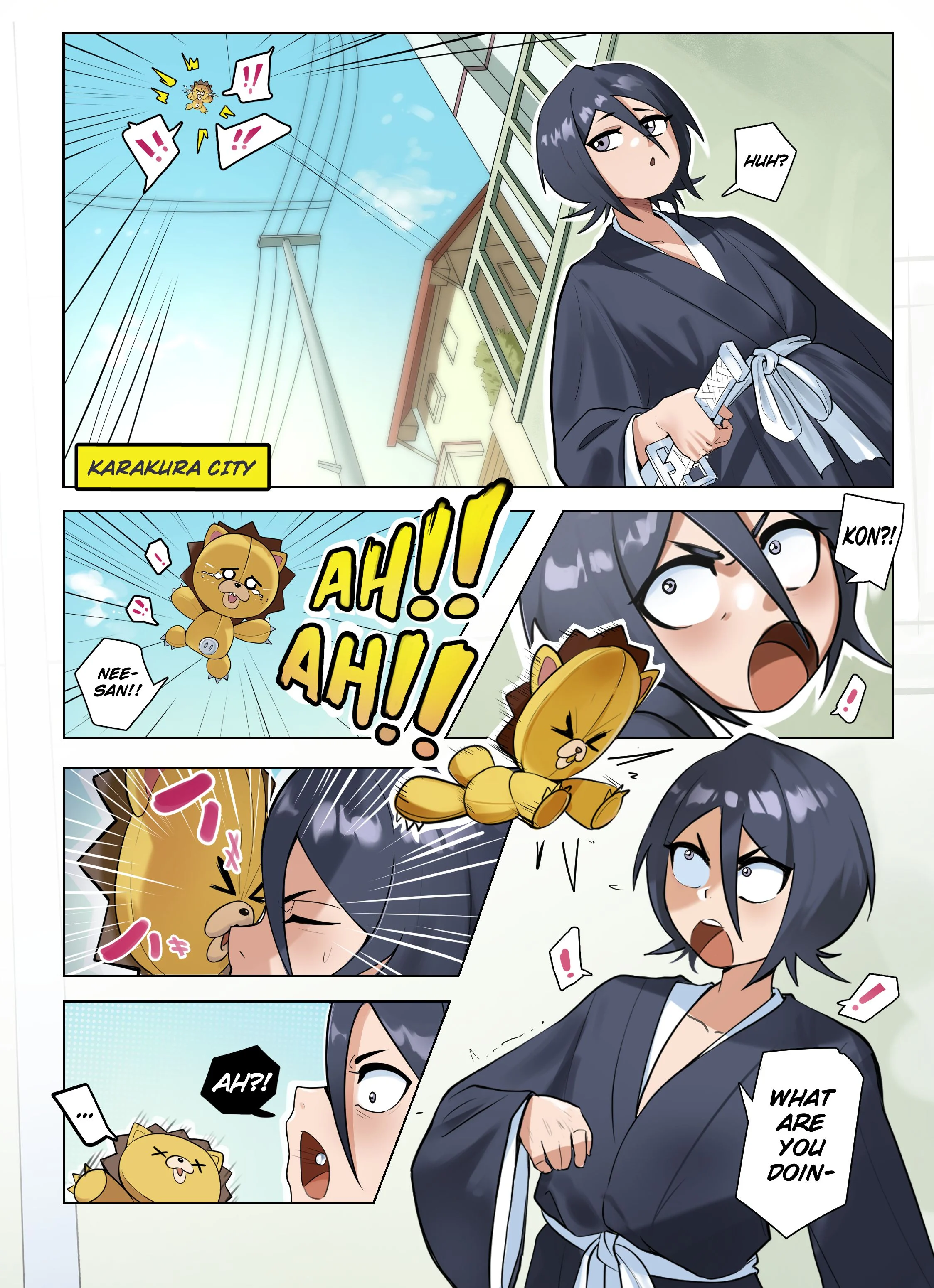 Kon inside Me (Bleach) [TSFSingularity , Waligner] - Chapter 1 — Page 5