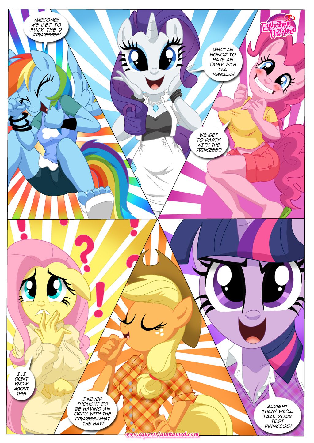 The Next Level of Friendship (My Little Pony: Friendship is Magic) [Palcomix] - Chapter 1 — Page 6